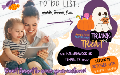 Amy’s Attic Self Storage in Temple, TX is hosting a Truck or Treat!